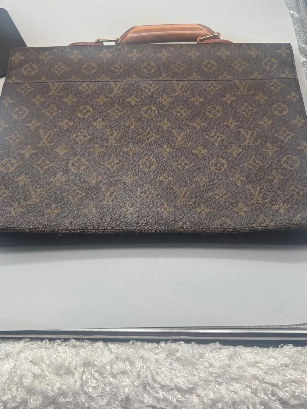 Louis Vuitton Serviette Conseiller Monogram Briefcase Document Case Vintage